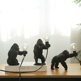 Modern Mini Resin Gorilla Table Lamp | Yedwo Design